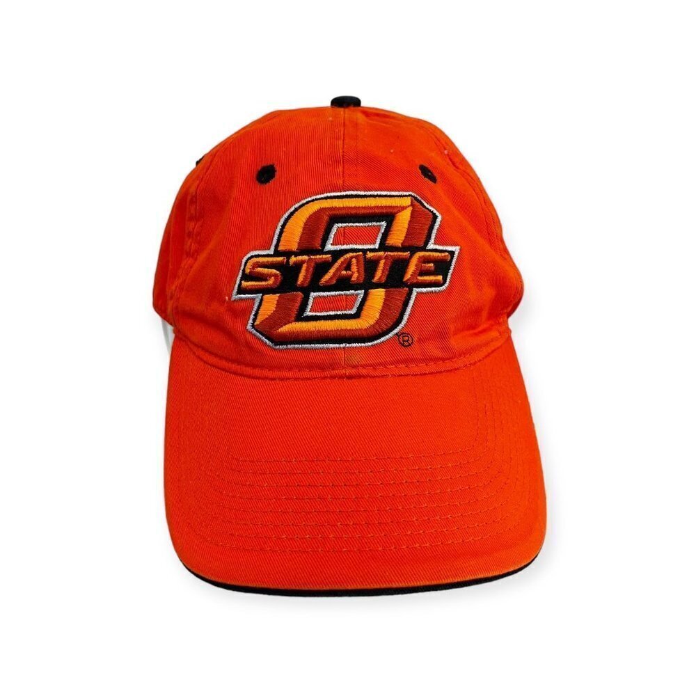 Oklahoma State University Fitted Embroidered Logo Strapback Hat